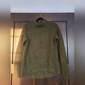 Madewell Wool Blend Sweater Small Green